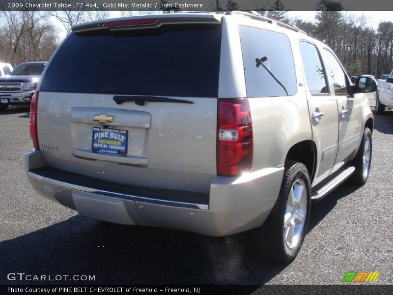 Gold Mist Metallic / Light Cashmere 2009 Chevrolet Tahoe LTZ 4x4