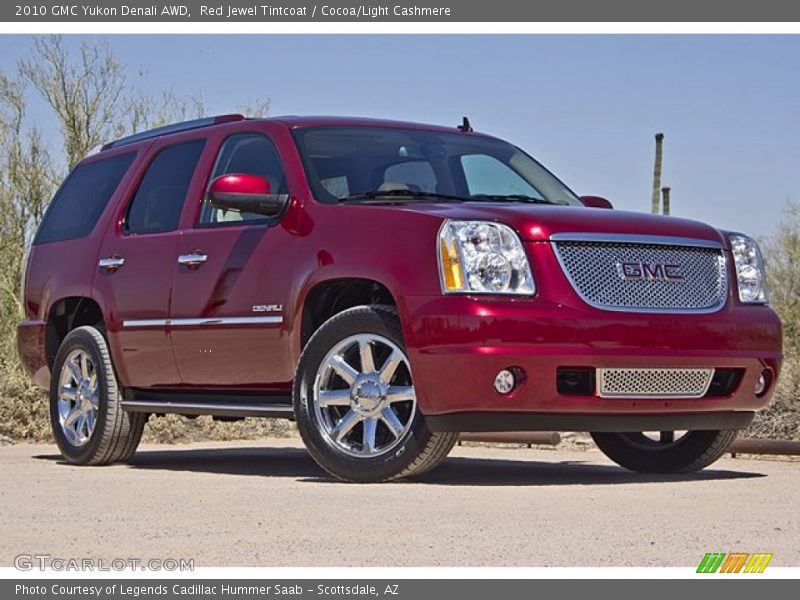Red Jewel Tintcoat / Cocoa/Light Cashmere 2010 GMC Yukon Denali AWD