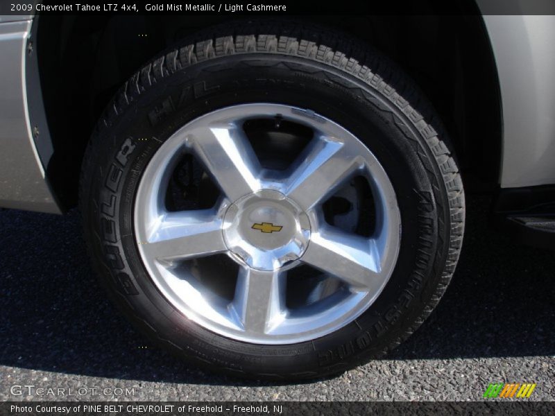 Gold Mist Metallic / Light Cashmere 2009 Chevrolet Tahoe LTZ 4x4