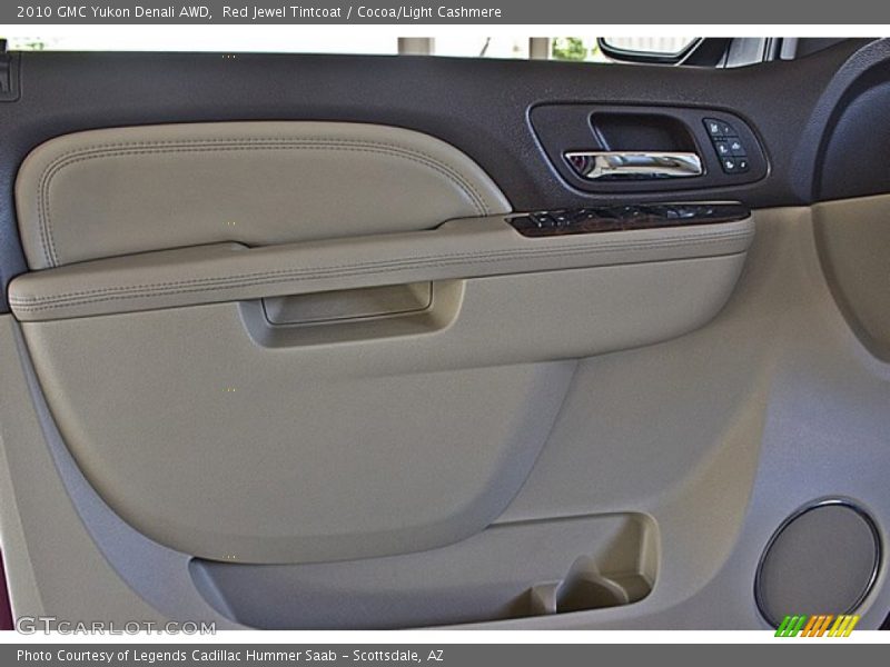 Red Jewel Tintcoat / Cocoa/Light Cashmere 2010 GMC Yukon Denali AWD