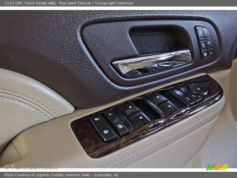 Red Jewel Tintcoat / Cocoa/Light Cashmere 2010 GMC Yukon Denali AWD