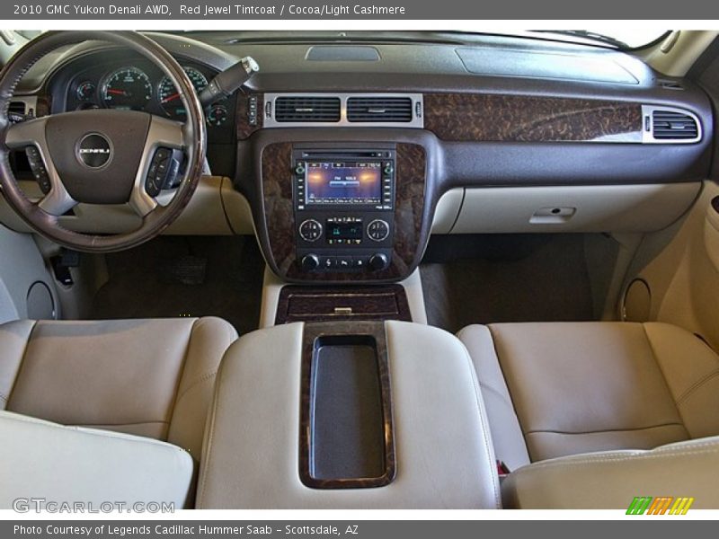 Red Jewel Tintcoat / Cocoa/Light Cashmere 2010 GMC Yukon Denali AWD
