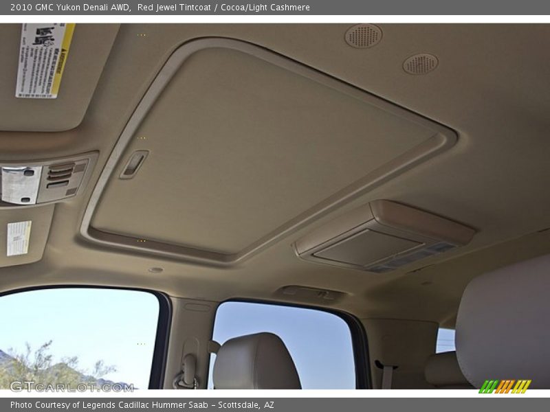 Red Jewel Tintcoat / Cocoa/Light Cashmere 2010 GMC Yukon Denali AWD