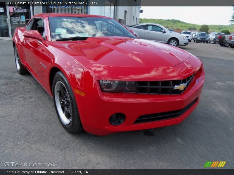 Victory Red / Black 2012 Chevrolet Camaro LS Coupe