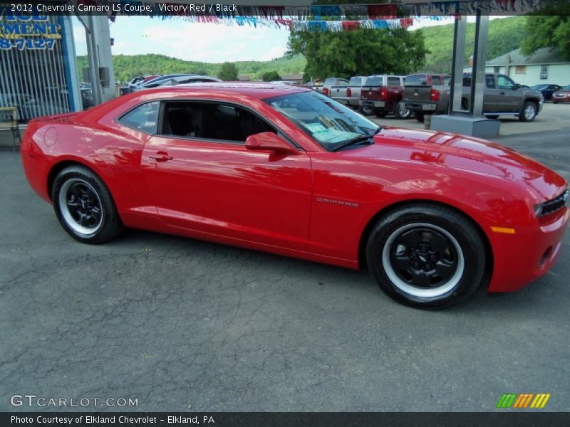 Victory Red / Black 2012 Chevrolet Camaro LS Coupe