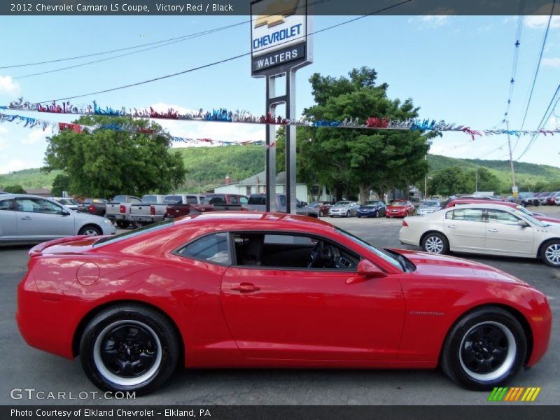 Victory Red / Black 2012 Chevrolet Camaro LS Coupe