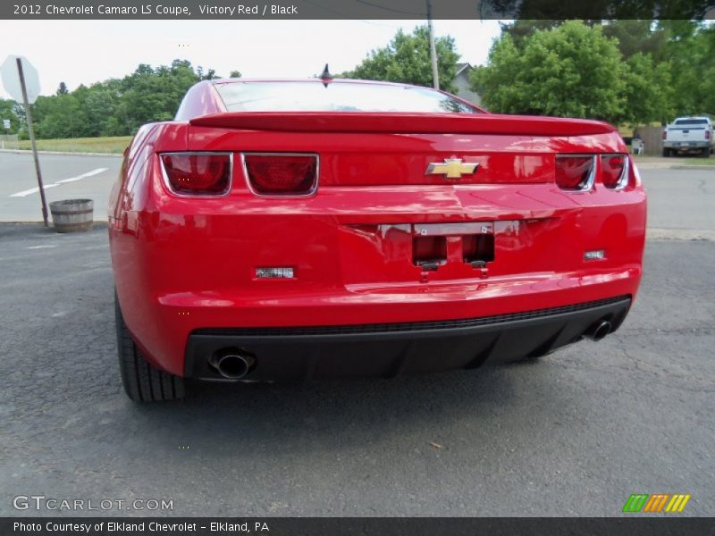 Victory Red / Black 2012 Chevrolet Camaro LS Coupe