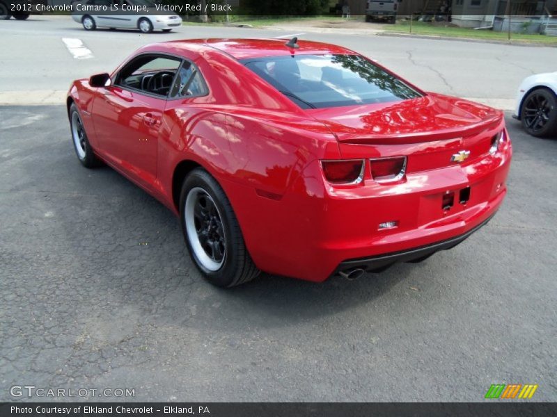Victory Red / Black 2012 Chevrolet Camaro LS Coupe