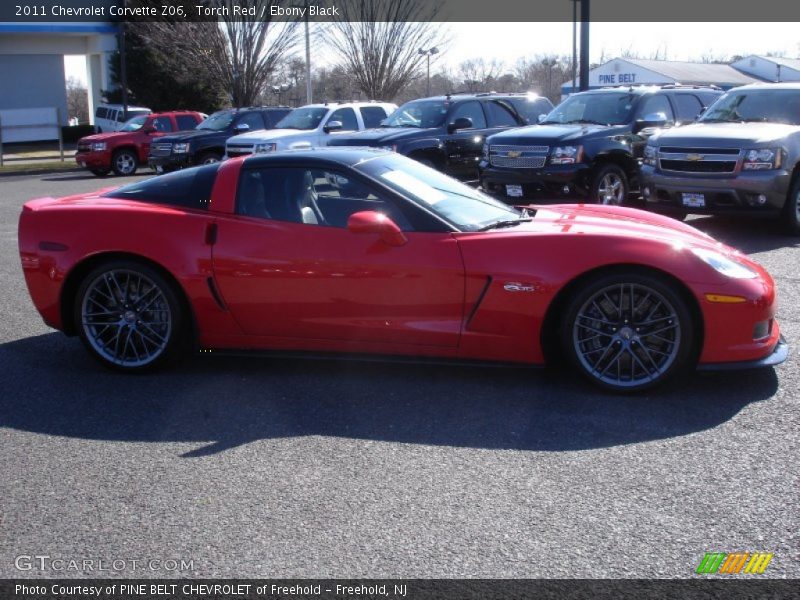 Torch Red / Ebony Black 2011 Chevrolet Corvette Z06