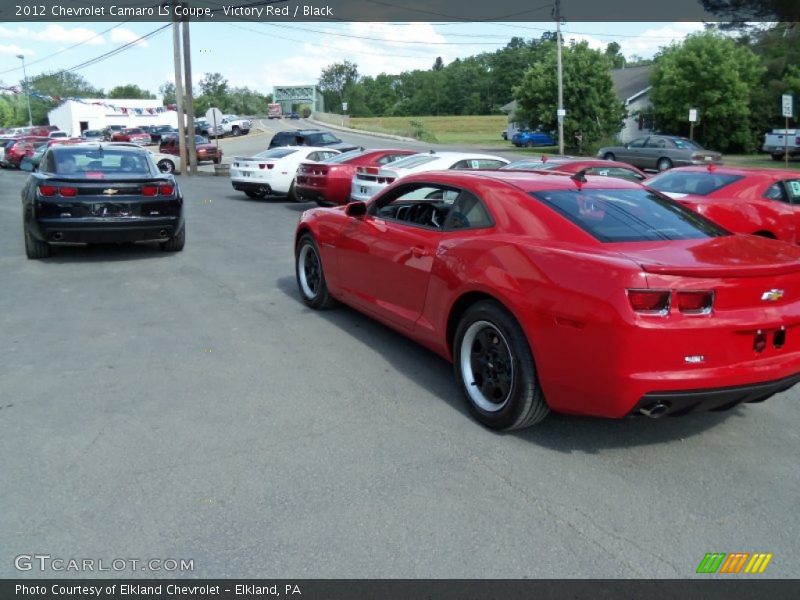 Victory Red / Black 2012 Chevrolet Camaro LS Coupe