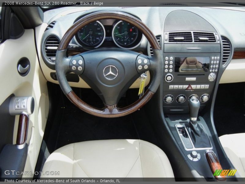 Dashboard of 2008 SLK 280 Roadster