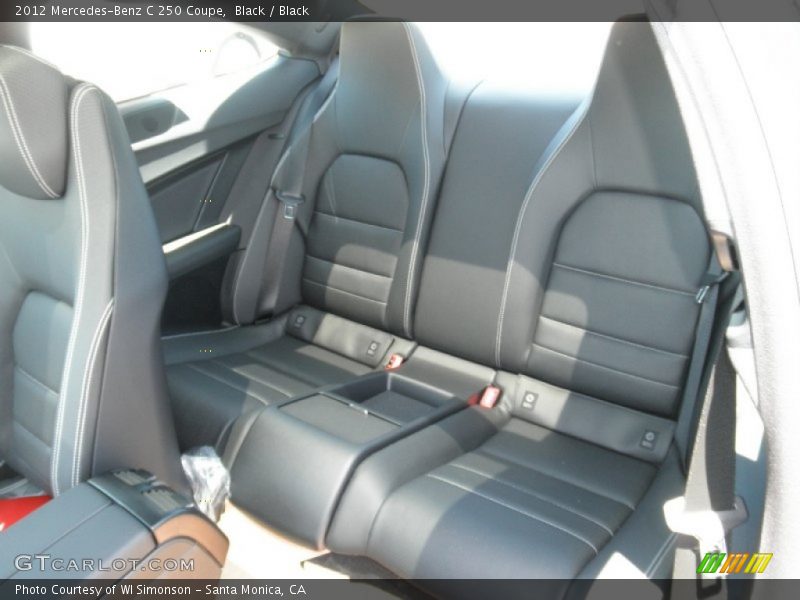 Black / Black 2012 Mercedes-Benz C 250 Coupe
