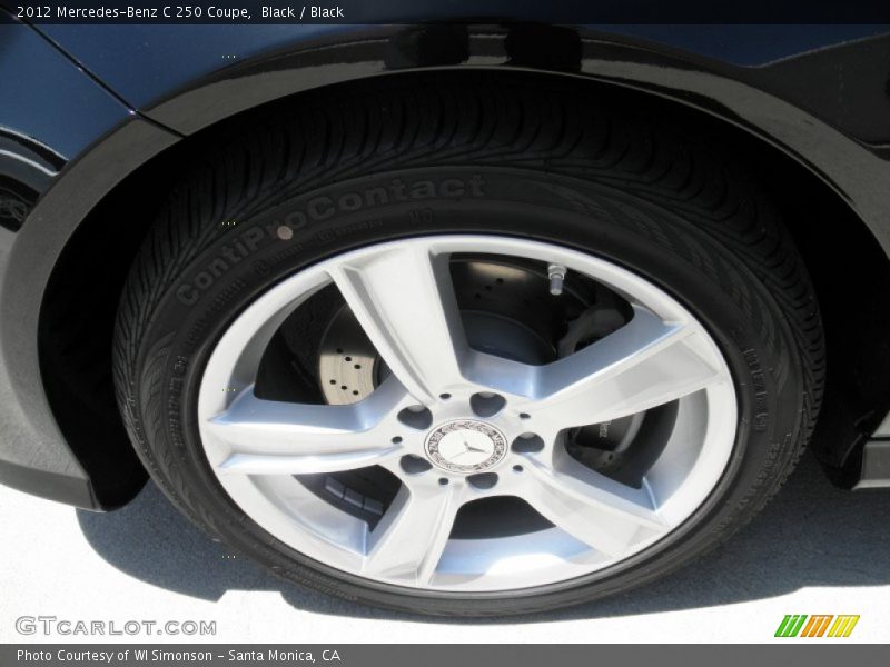 Black / Black 2012 Mercedes-Benz C 250 Coupe