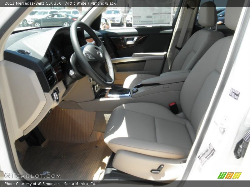 Arctic White / Almond/Black 2012 Mercedes-Benz GLK 350