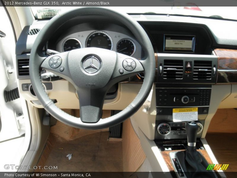Arctic White / Almond/Black 2012 Mercedes-Benz GLK 350
