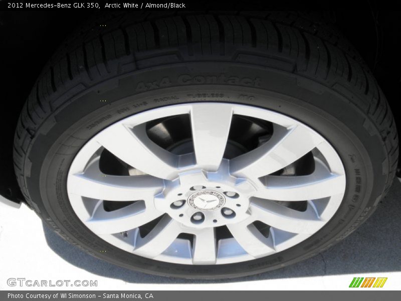 Arctic White / Almond/Black 2012 Mercedes-Benz GLK 350