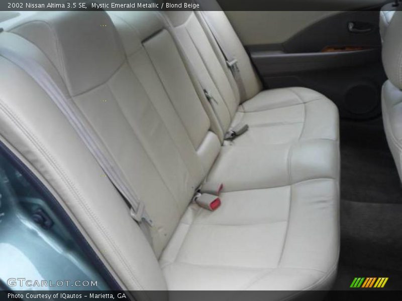 Mystic Emerald Metallic / Blond Beige 2002 Nissan Altima 3.5 SE
