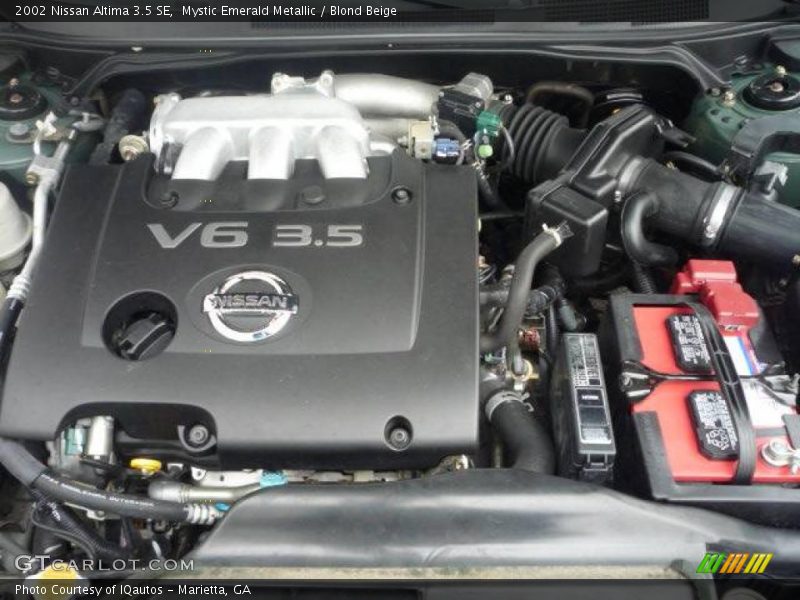 Mystic Emerald Metallic / Blond Beige 2002 Nissan Altima 3.5 SE