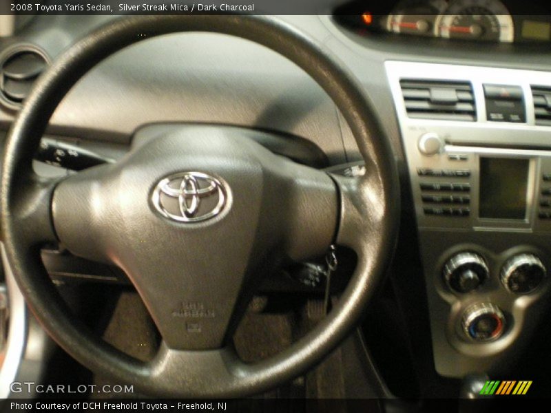 Silver Streak Mica / Dark Charcoal 2008 Toyota Yaris Sedan