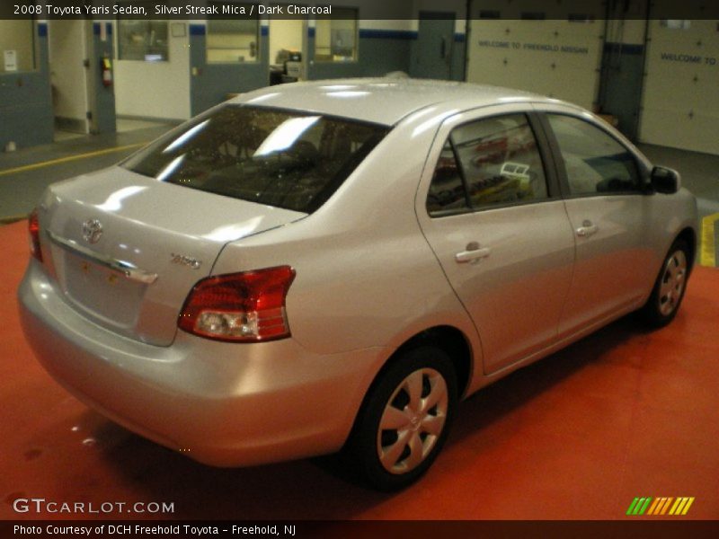 Silver Streak Mica / Dark Charcoal 2008 Toyota Yaris Sedan