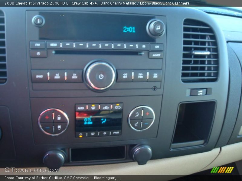 Dark Cherry Metallic / Ebony Black/Light Cashmere 2008 Chevrolet Silverado 2500HD LT Crew Cab 4x4