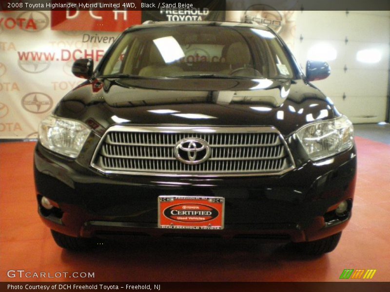 Black / Sand Beige 2008 Toyota Highlander Hybrid Limited 4WD