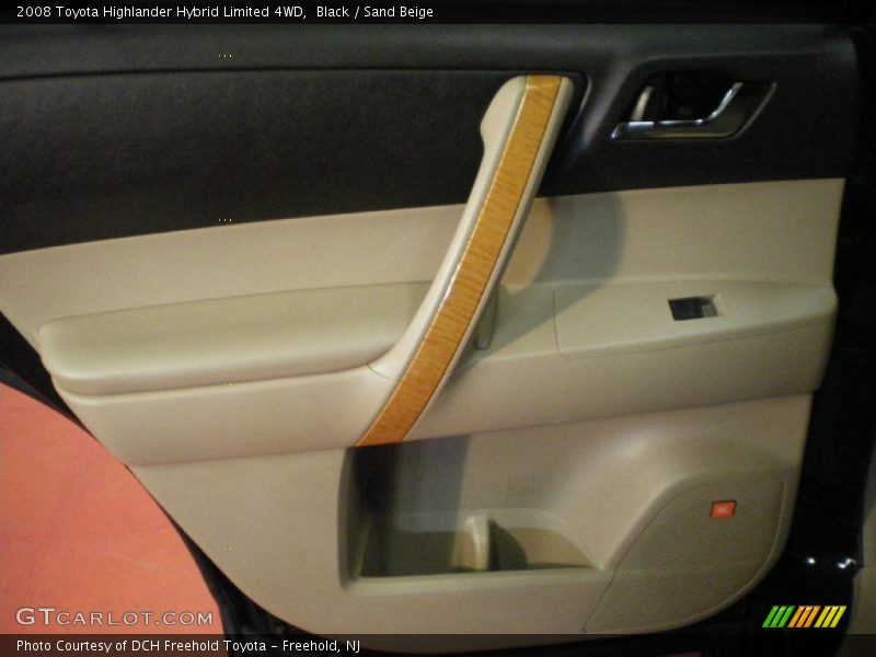 Black / Sand Beige 2008 Toyota Highlander Hybrid Limited 4WD