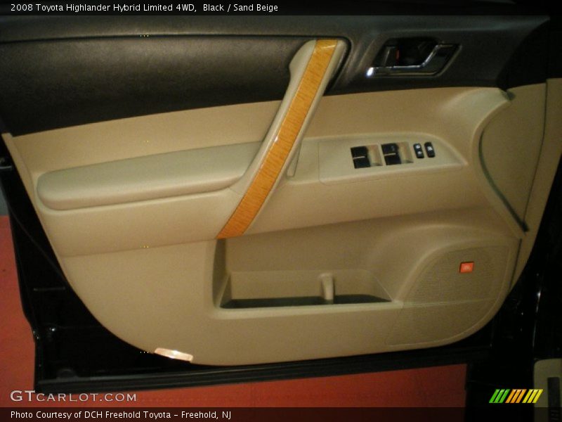 Black / Sand Beige 2008 Toyota Highlander Hybrid Limited 4WD