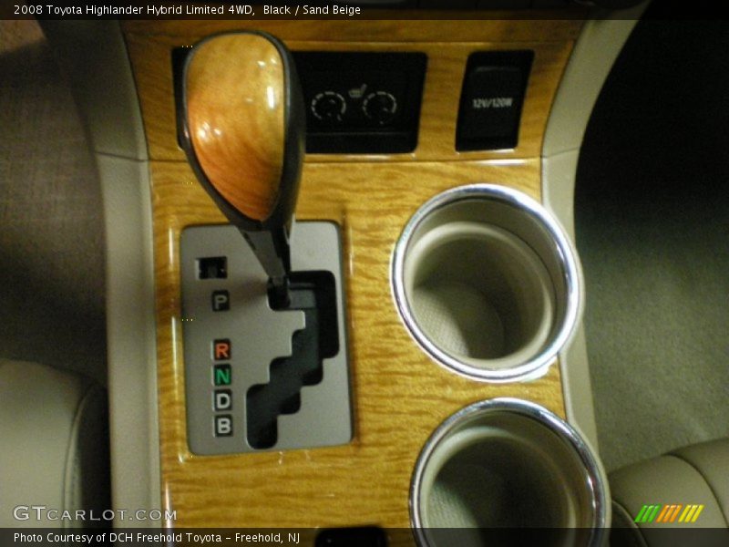 Black / Sand Beige 2008 Toyota Highlander Hybrid Limited 4WD