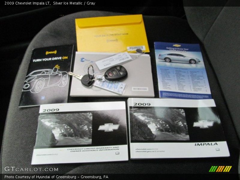 Silver Ice Metallic / Gray 2009 Chevrolet Impala LT