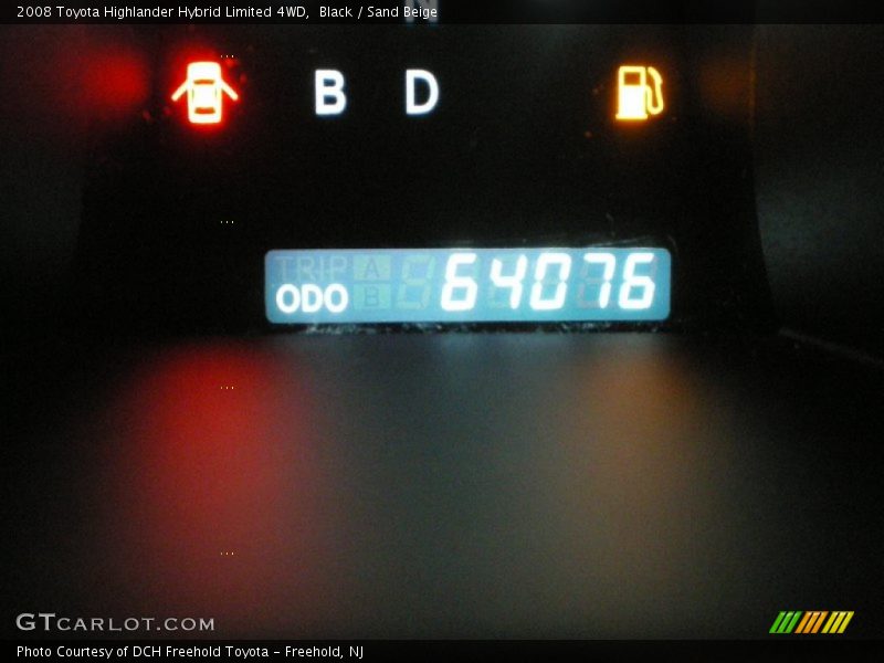 Black / Sand Beige 2008 Toyota Highlander Hybrid Limited 4WD