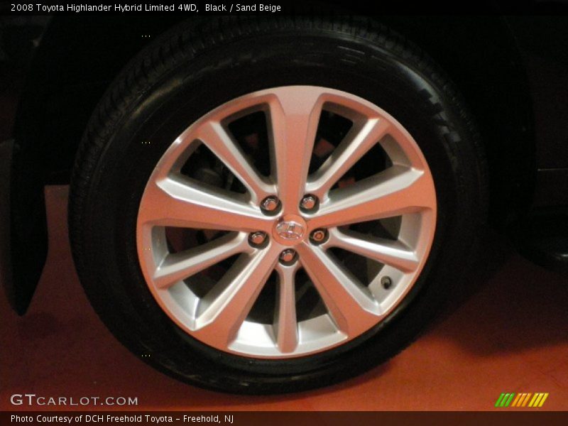 Black / Sand Beige 2008 Toyota Highlander Hybrid Limited 4WD