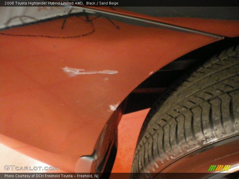 Black / Sand Beige 2008 Toyota Highlander Hybrid Limited 4WD