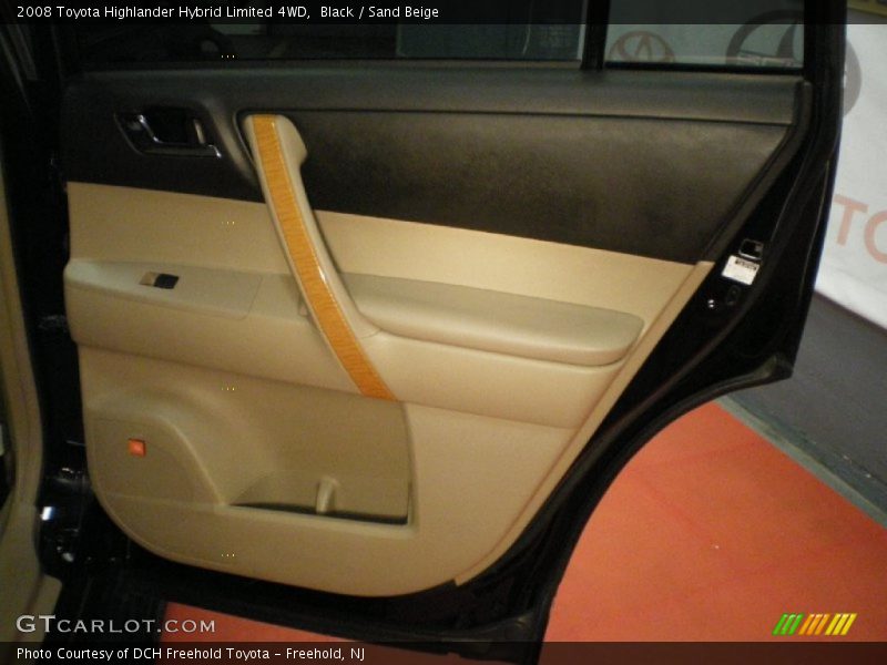 Black / Sand Beige 2008 Toyota Highlander Hybrid Limited 4WD