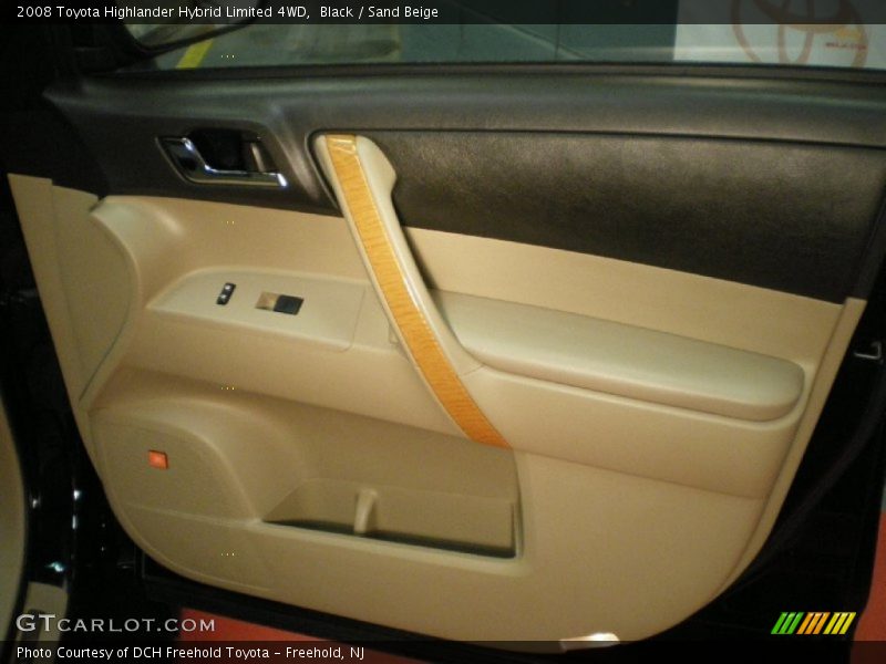 Black / Sand Beige 2008 Toyota Highlander Hybrid Limited 4WD
