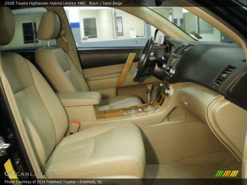 Black / Sand Beige 2008 Toyota Highlander Hybrid Limited 4WD