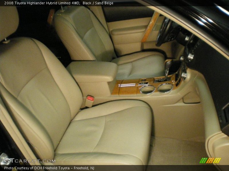 Black / Sand Beige 2008 Toyota Highlander Hybrid Limited 4WD