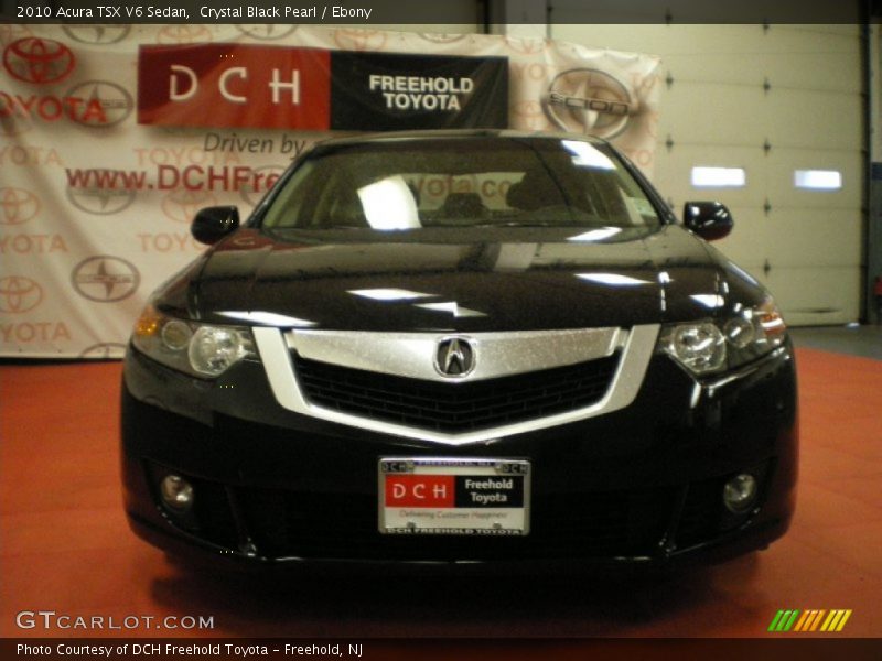 Crystal Black Pearl / Ebony 2010 Acura TSX V6 Sedan