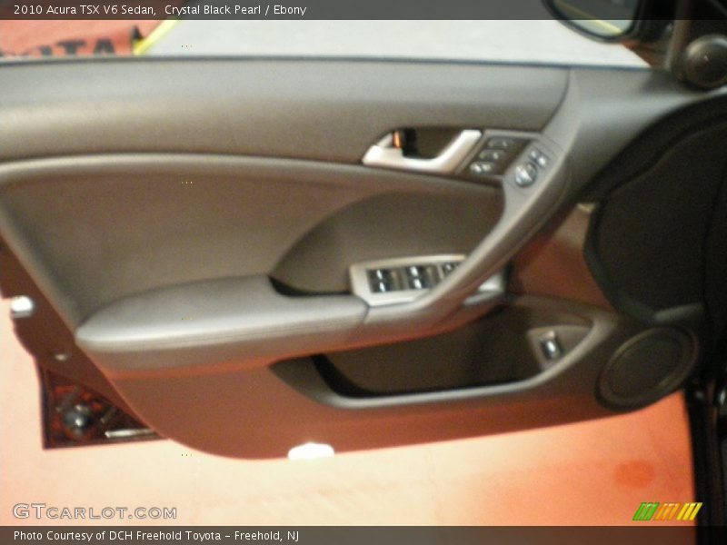 Crystal Black Pearl / Ebony 2010 Acura TSX V6 Sedan
