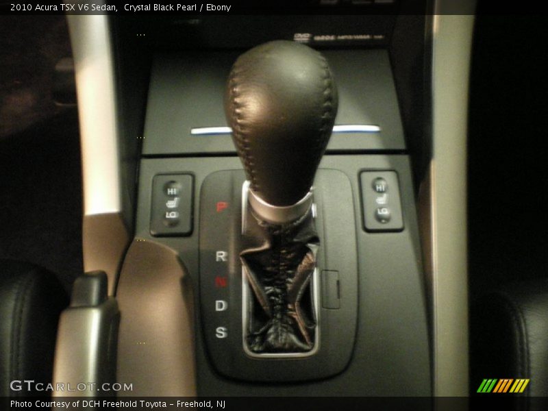 Crystal Black Pearl / Ebony 2010 Acura TSX V6 Sedan