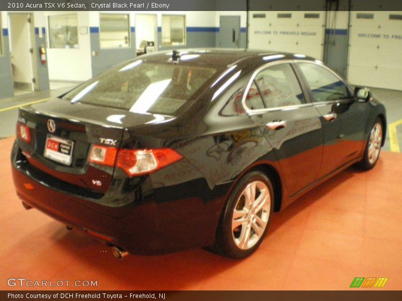 Crystal Black Pearl / Ebony 2010 Acura TSX V6 Sedan