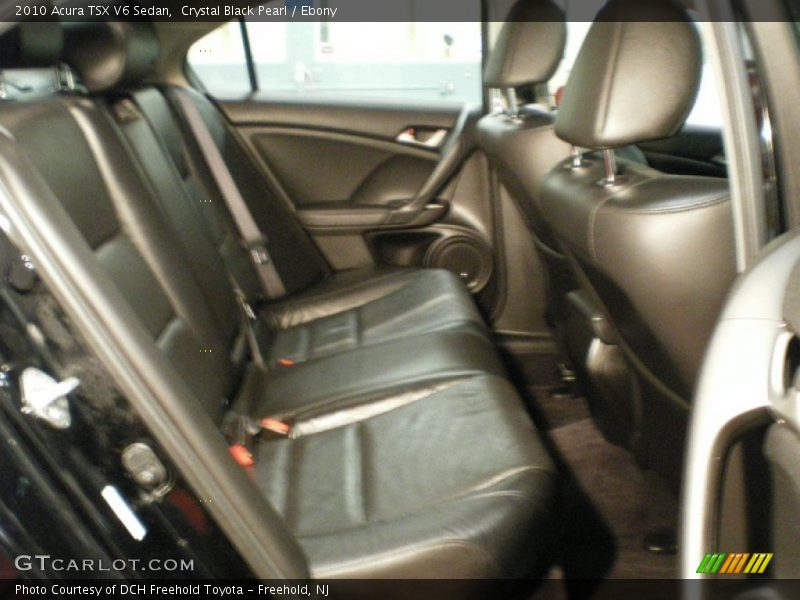 Crystal Black Pearl / Ebony 2010 Acura TSX V6 Sedan