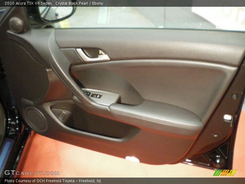 Crystal Black Pearl / Ebony 2010 Acura TSX V6 Sedan