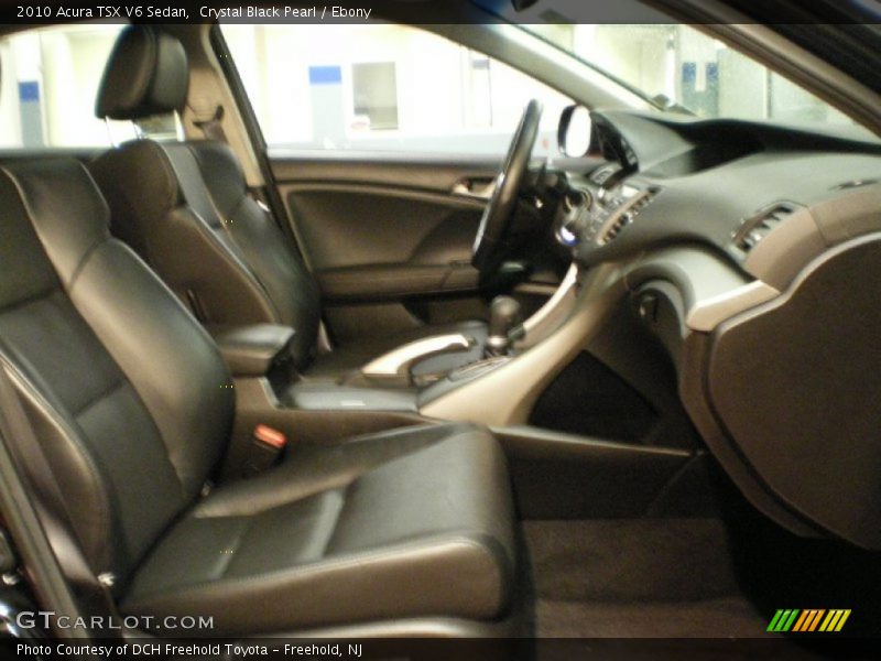 Crystal Black Pearl / Ebony 2010 Acura TSX V6 Sedan