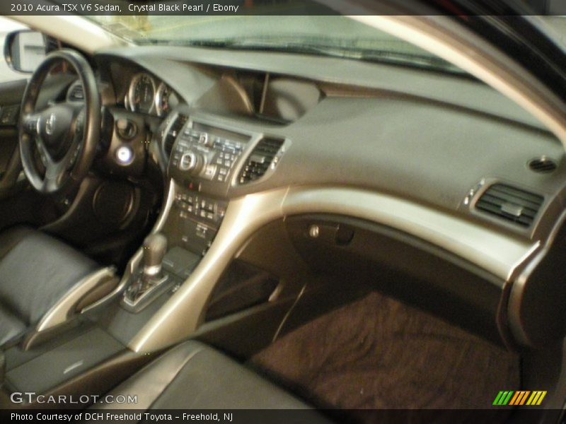 Crystal Black Pearl / Ebony 2010 Acura TSX V6 Sedan