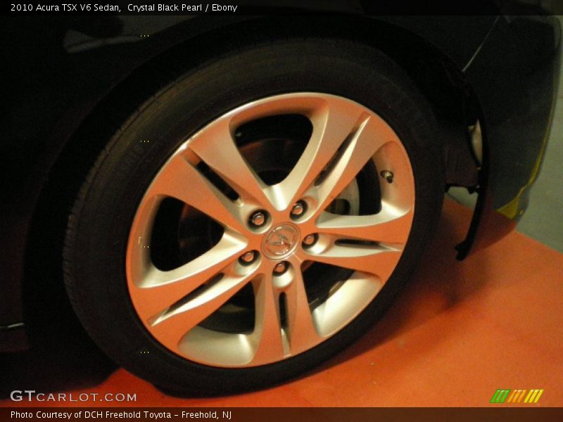 Crystal Black Pearl / Ebony 2010 Acura TSX V6 Sedan