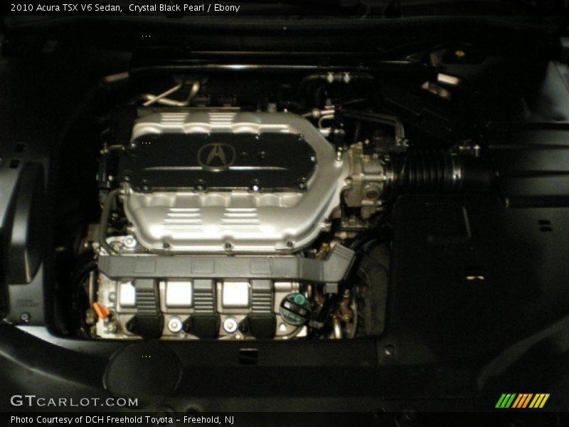Crystal Black Pearl / Ebony 2010 Acura TSX V6 Sedan