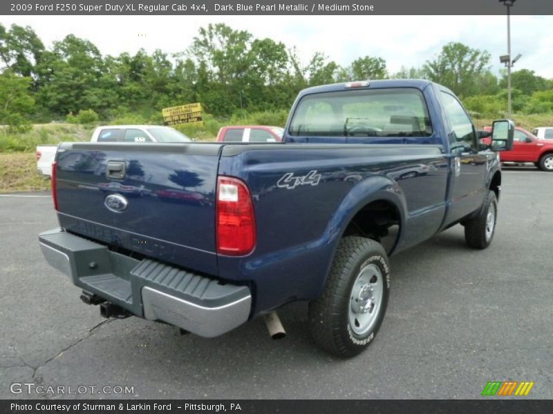  2009 F250 Super Duty XL Regular Cab 4x4 Dark Blue Pearl Metallic