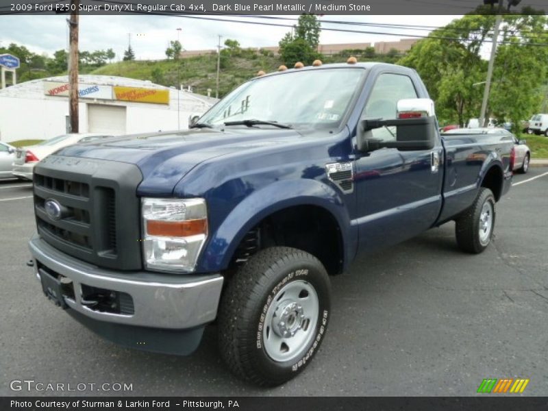 Front 3/4 View of 2009 F250 Super Duty XL Regular Cab 4x4