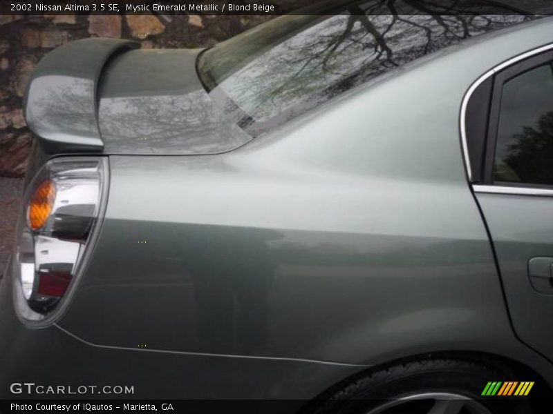 Mystic Emerald Metallic / Blond Beige 2002 Nissan Altima 3.5 SE